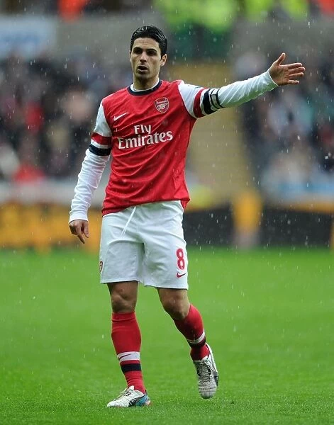 Mikel Arteta Leads Arsenal at Swansea City, Premier League 2012-13