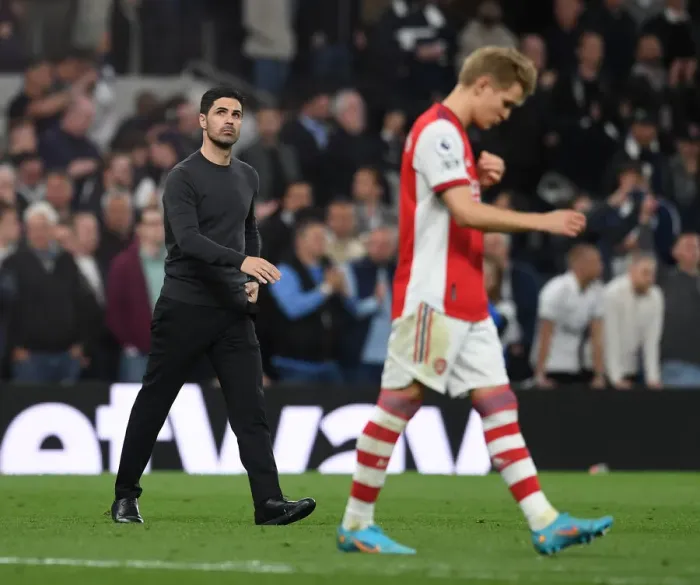 Framed Print : Mikel Arteta Leads Arsenal Against Tottenham Hotspur in Premier League Showdown (2021-22) Framed Print : Mikel Arteta Leads Arsenal Against Tottenham Hotspur in Premier League Showdown (2021-22)