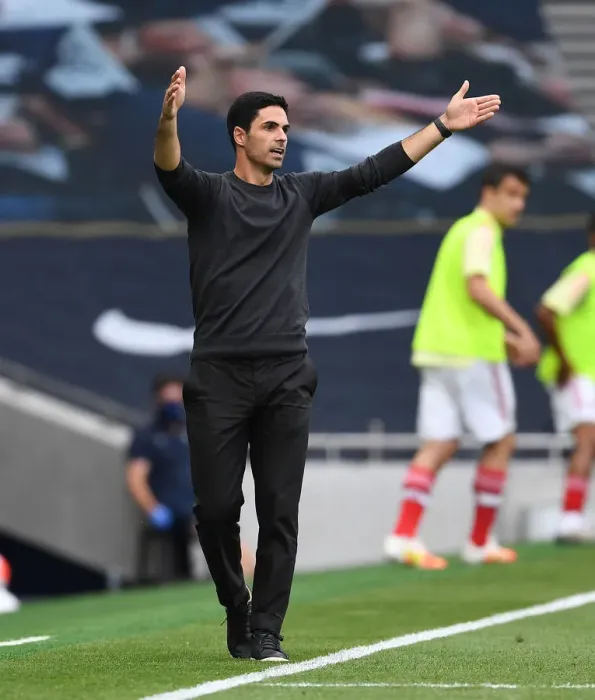 Framed Print : Mikel Arteta Leads Arsenal Against Tottenhotspur in Premier League Clash (2019-20) Framed Print : Mikel Arteta Leads Arsenal Against Tottenhotspur in Premier League Clash (2019-20)