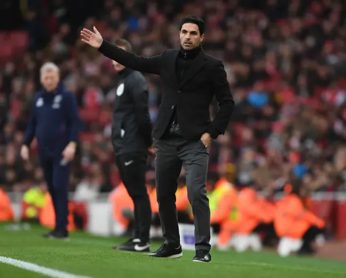 Framed Print : Mikel Arteta Leads Arsenal Against West Ham United in Premier League Showdown Framed Print : Mikel Arteta Leads Arsenal Against West Ham United in Premier League Showdown