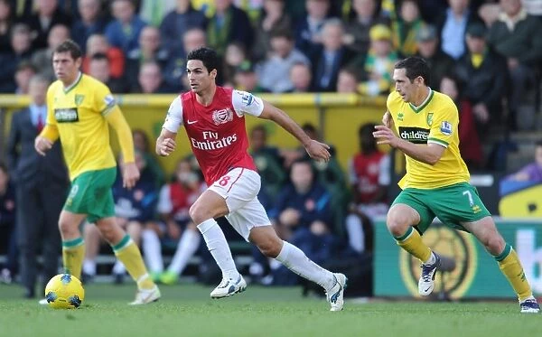 Mikel Arteta Outmaneuvers Andrew Crofts: Norwich City vs Arsenal, Premier League 2011-12