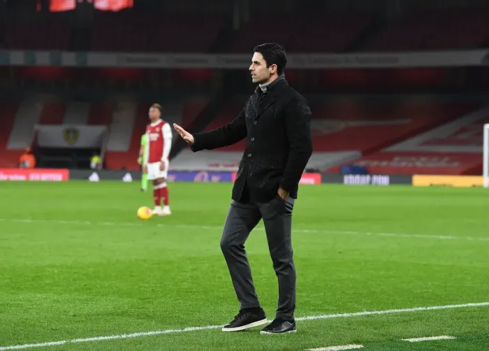 Framed Print : Mikel Arteta vs. Leeds United: Arsenal Boss Faces Off in Premier League Clash Framed Print : Mikel Arteta vs. Leeds United: Arsenal Boss Faces Off in Premier League Clash