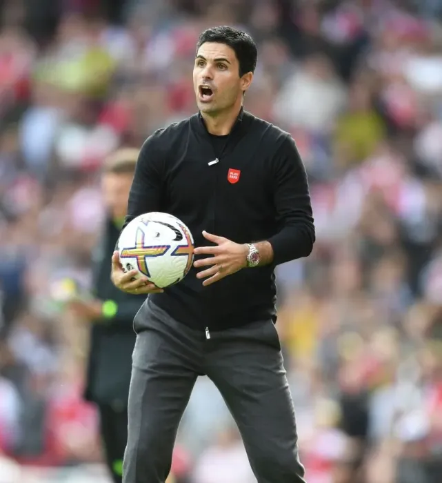 Framed Print : Mikel Arteta vs. Tottenham: 2022-23 Premier League Clash at Emirates Stadium