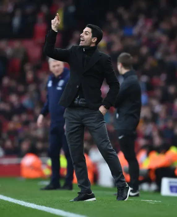 Framed Print : Mikel Arteta vs. West Ham United: Arsenal's Coach Faces Off in Premier League Showdown Framed Print : Mikel Arteta vs. West Ham United: Arsenal's Coach Faces Off in Premier League Showdown