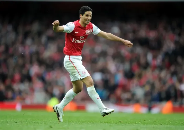 Framed Print : Mikel Arteta's Game-Winning Goal: Arsenal vs Manchester City, Premier League 2011-12