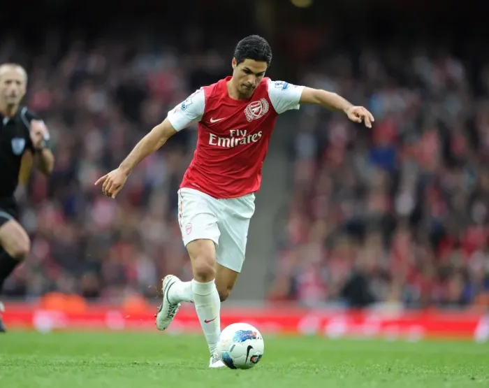 Framed Print : Mikel Arteta's Game-Winning Goal: Arsenal's Historic Victory Over Manchester City (2011-12)