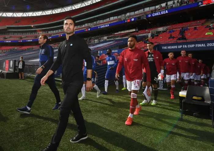 Framed Print : Mikel Arteta's Ghost Team: Arsenal vs Chelsea FA Cup Final at Empty Wembley Stadium (2020) Framed Print : Mikel Arteta's Ghost Team: Arsenal vs Chelsea FA Cup Final at Empty Wembley Stadium (2020)
