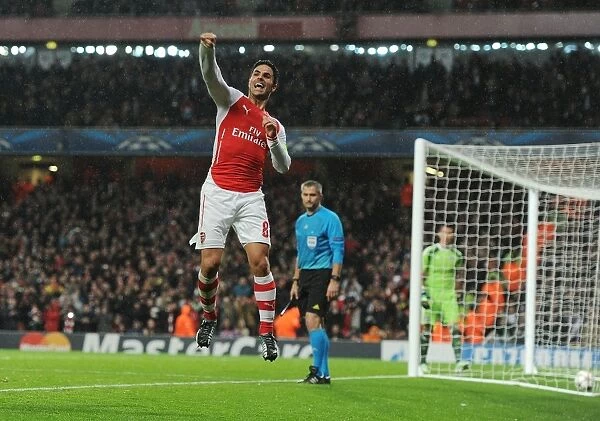 Mikel Arteta's Goal: Arsenal's Triumph Over RSC Anderlecht in the 2014 / 15 UEFA Champions League