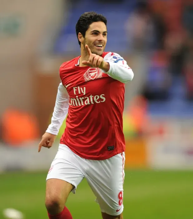 Framed Print : Mikel Arteta's Historic Goal: Arsenal's Triumph at Wigan Athletic (Premier League 2011-12)