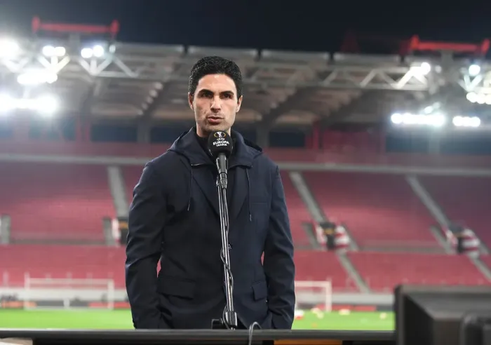 Framed Print : Mikel Arteta's Pre-Match Press Conference: Arsenal vs SL Benfica, UEFA Europa League Round of 32 (February 25, 2021)