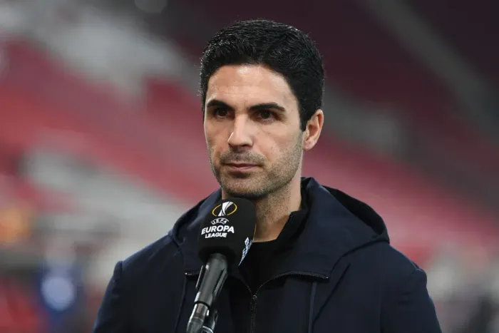 Framed Print : Mikel Arteta's Pre-Match Press Conference: Arsenal vs SL Benfica, UEFA Europa League Round of 32 (February 25, 2021)