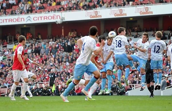Mikel Arteta's Stunning Free Kick: Arsenal's 3-0 Victory Over Aston Villa in the Premier League