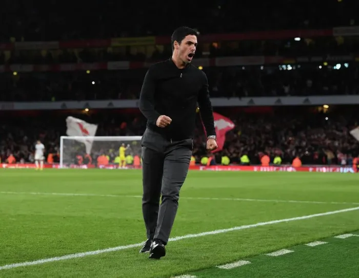 Framed Print : Mikel Arteta's Triumph: Arsenal's Epic Victory Over Liverpool in the 2022-23 Premier League Framed Print : Mikel Arteta's Triumph: Arsenal's Epic Victory Over Liverpool in the 2022-23 Premier League