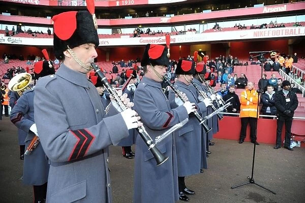 Military Tribute at Arsenal vs. Everton Premier League Match, 2011