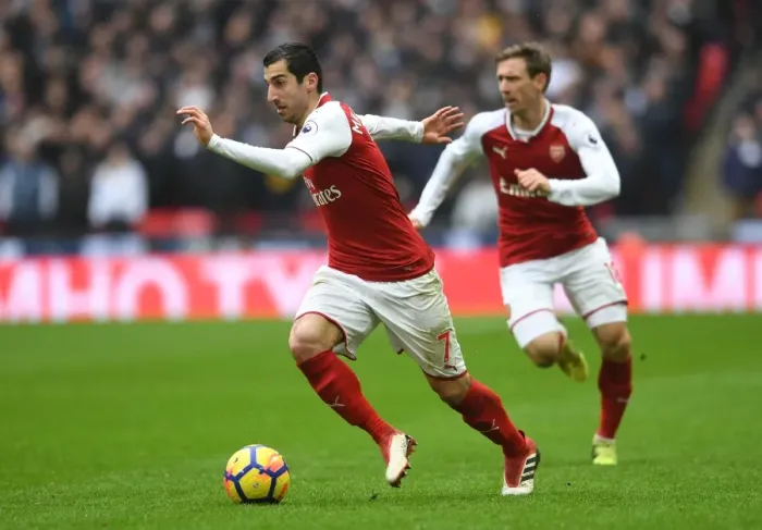 Framed Print : Mkhitaryan in Action: Arsenal vs. Tottenham, Premier League 2017-18 Framed Print : Mkhitaryan in Action: Arsenal vs. Tottenham, Premier League 2017-18