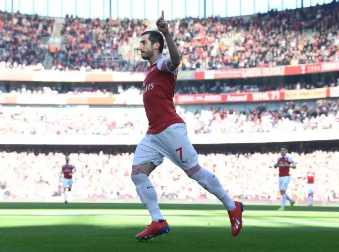 Framed Print : Mkhitaryan Scores His Second: Arsenal's Victory Against Southampton in the 2018-19 Premier League Framed Print : Mkhitaryan Scores His Second: Arsenal's Victory Against Southampton in the 2018-19 Premier League