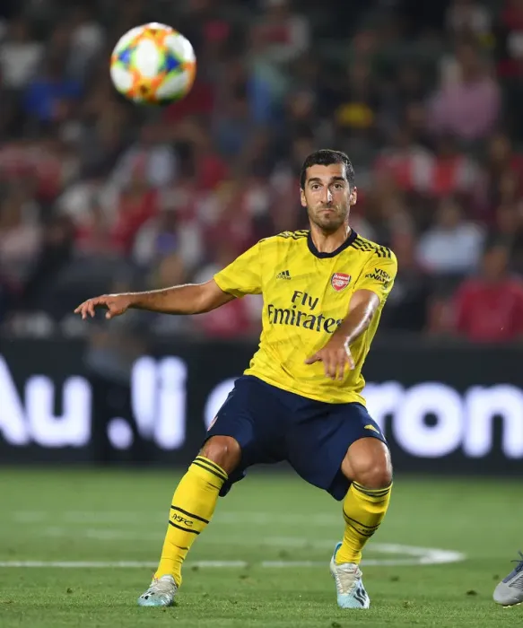 Framed Print : Mkhitaryan Shines: Arsenal vs. Bayern Munich in 2019 International Champions Cup