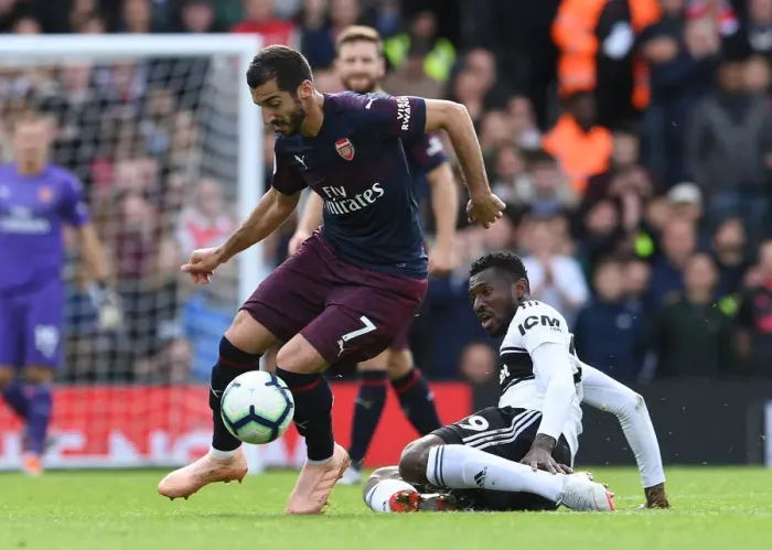 Framed Print : Mkhitaryan vs Anguissa: Battle in the Premier League - Fulham vs Arsenal (2018-19) Framed Print : Mkhitaryan vs Anguissa: Battle in the Premier League - Fulham vs Arsenal (2018-19)