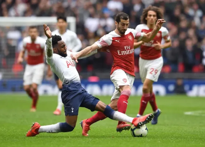 Framed Print : Mkhitaryan vs. Rose: A Premier League Battle at Wembley