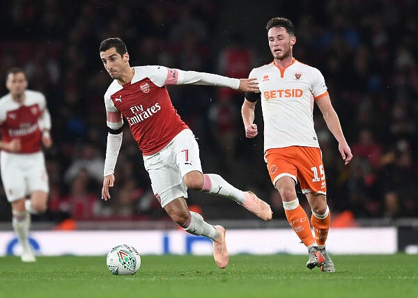Mkhitaryan vs Thompson: Arsenal's Battle in the Carabao Cup against Blackpool