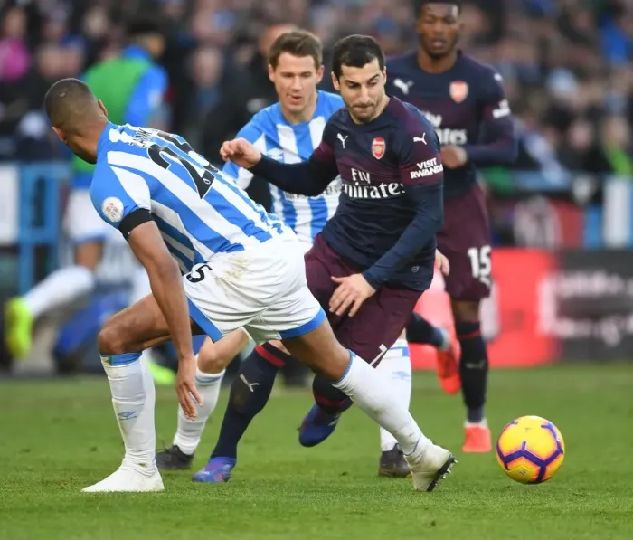 Framed Print : Mkhitaryan vs Zanka: Huddersfield Town vs Arsenal FC, Premier League Clash Framed Print : Mkhitaryan vs Zanka: Huddersfield Town vs Arsenal FC, Premier League Clash