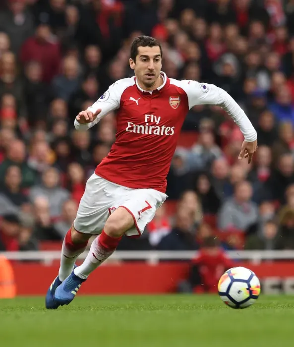 Framed Print : Mkhitaryan's April Glory: Arsenal's Star Performance vs. Stoke City (2017-18)