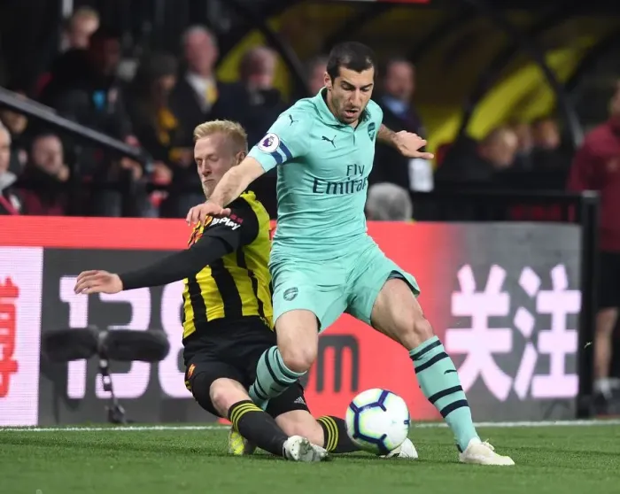 Framed Print : Mkhitaryan's Electrifying Run: Arsenal vs. Watford, Premier League 2018-19 Framed Print : Mkhitaryan's Electrifying Run: Arsenal vs. Watford, Premier League 2018-19