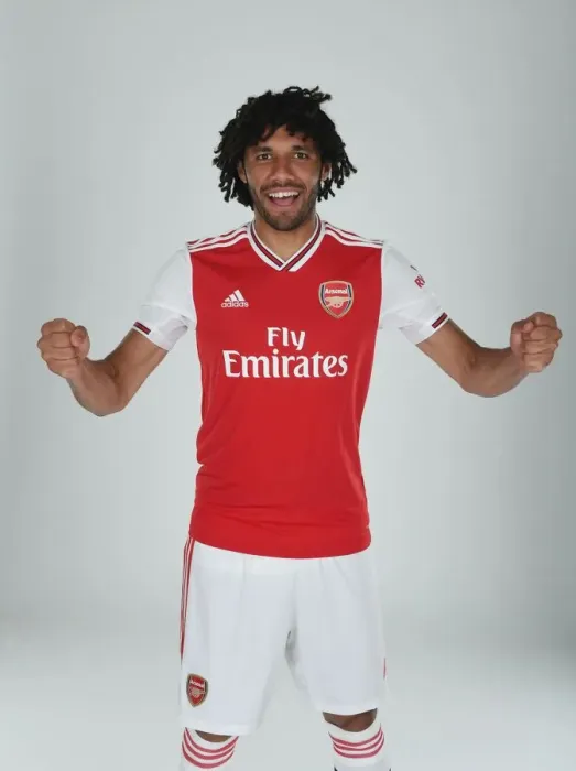 Framed Print : Mo Elneny of Arsenal. Arsenal Training Ground