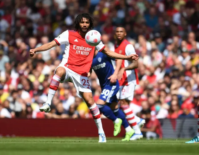 Framed Print : Mo Elneny: Arsenal vs Leeds United, Premier League 2021-2022, Emirages Stadium Framed Print : Mo Elneny: Arsenal vs Leeds United, Premier League 2021-2022, Emirages Stadium