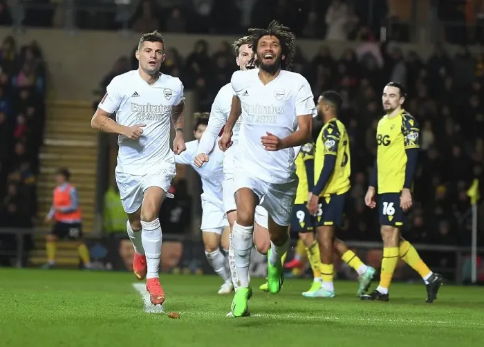 Framed Print : Mo Elneny Scores First Arsenal Goal: FA Cup Victory over Oxford United Framed Print : Mo Elneny Scores First Arsenal Goal: FA Cup Victory over Oxford United