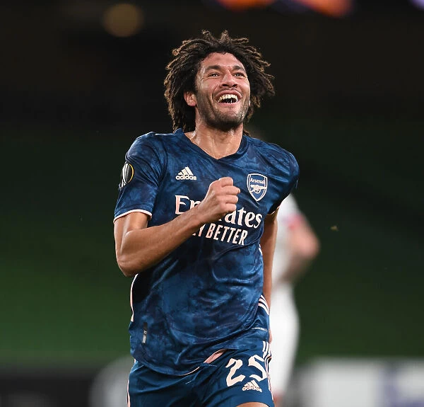 Mo Elneny Scores the Second in Arsenal's Europa League Victory over Dundalk FC