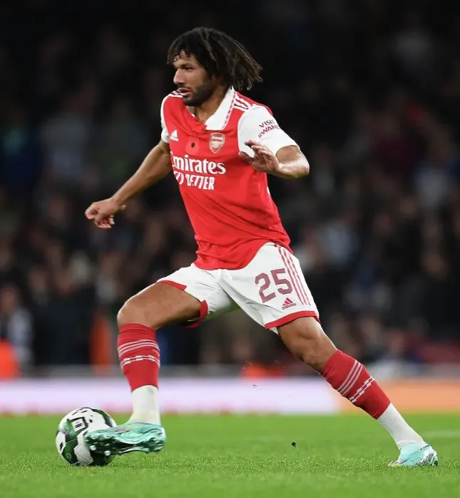 Framed Print : Mo Elneny Shines: Arsenal Triumphs Over Brighton in Carabao Cup