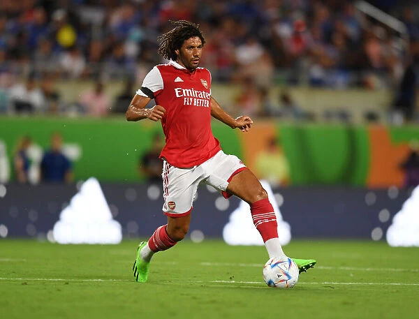 Mo Elneny Stands Out: Arsenal's Midfield Maestro Shines in Arsenal vs. Chelsea Florida Cup Clash