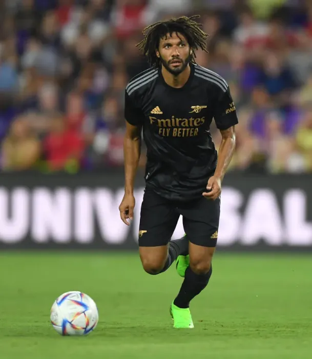 Framed Print : Mo Elneny Stands Out: Arsenal's Midfield Maestro Shines in Pre-Season Clash Against Orlando City SC