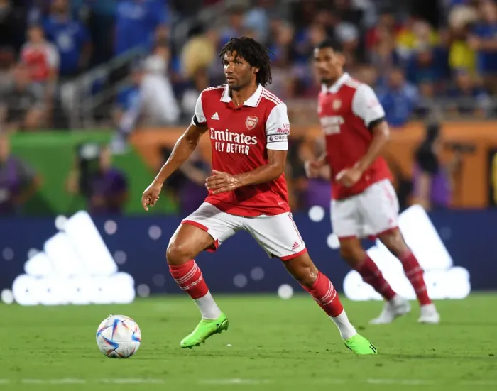 Framed Print : Mo Elneny Steals the Show: Arsenal Outshines Chelsea in Florida Cup 2022-23 Framed Print : Mo Elneny Steals the Show: Arsenal Outshines Chelsea in Florida Cup 2022-23