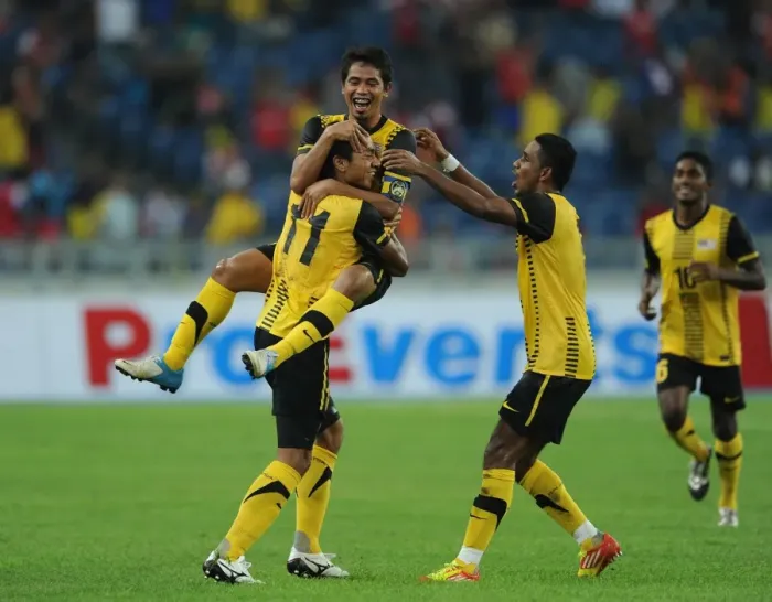 Framed Print : Mohamad Azmi Muslim Scores for Malaysia XI Against Arsenal in 2012