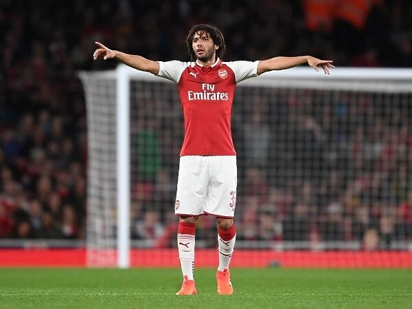 Mohamed Elneny in Action: Arsenal vs Norwich City, Carabao Cup 2017-18