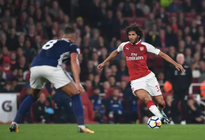 Framed Print : Mohamed Elneny in Action: Arsenal vs West Bromwich Albion, Premier League 2017-18 Framed Print : Mohamed Elneny in Action: Arsenal vs West Bromwich Albion, Premier League 2017-18