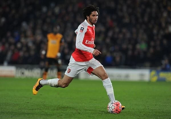 Mohamed Elneny in Action: Arsenal's Determined Midfielder Shines in FA Cup Fifth Round Replay vs Hull City