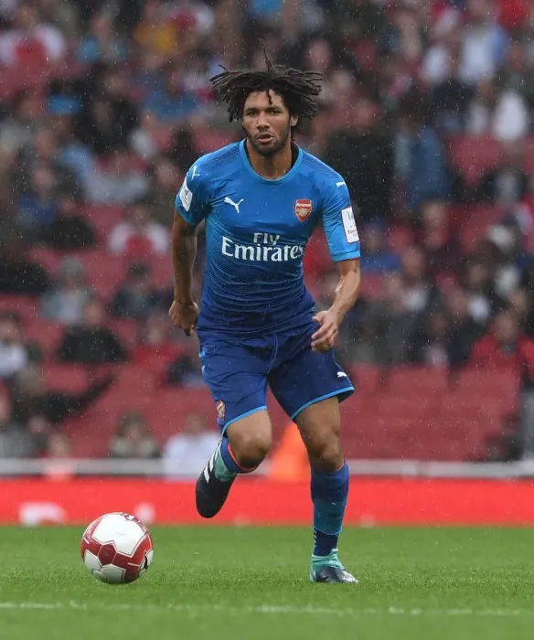 Framed Print : Mohamed Elneny (Arsenal). Arsenal 5: 2 SL Benfica. Emirates Cup Day One. Emirates Stadium Framed Print : Mohamed Elneny (Arsenal). Arsenal 5: 2 SL Benfica. Emirates Cup Day One. Emirates Stadium