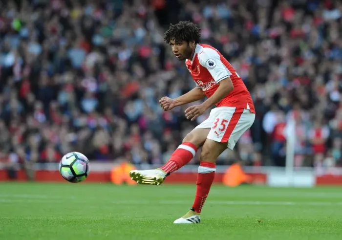 Framed Print : Mohamed Elneny: Arsenal's Midfield Maestro in Action Against Middlesbrough, Premier League 2016-17 Framed Print : Mohamed Elneny: Arsenal's Midfield Maestro in Action Against Middlesbrough, Premier League 2016-17