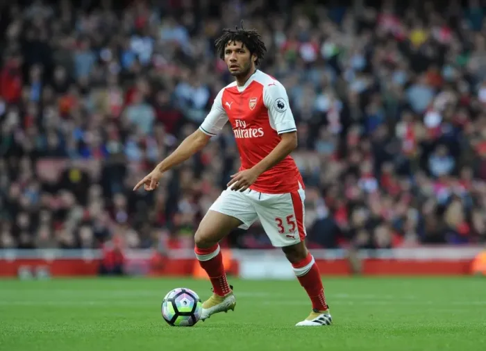 Framed Print : Mohamed Elneny: Arsenal's Midfield Maestro Shines Against Middlesbrough, Premier League 2016-17