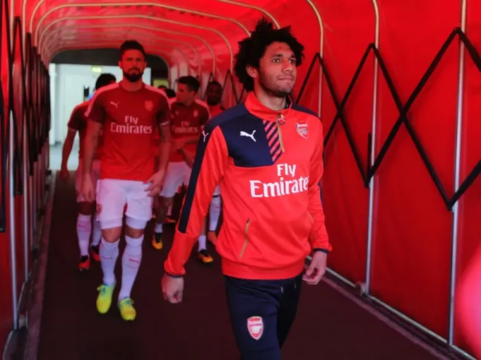 Framed Print : Mohamed Elneny Gears Up for Arsenal's FA Cup Showdown Against Watford