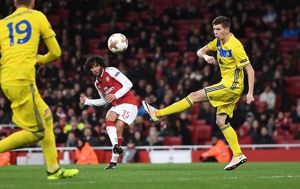 Mohamed Elneny Scores Arsenal's Sixth Goal Against BATE Borisov in Europa League