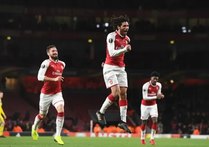 Framed Print : Mohamed Elneny Scores His Sixth Goal: Arsenal's Europa League Victory Over BATE Borisov (December 2017) Framed Print : Mohamed Elneny Scores His Sixth Goal: Arsenal's Europa League Victory Over BATE Borisov (December 2017)