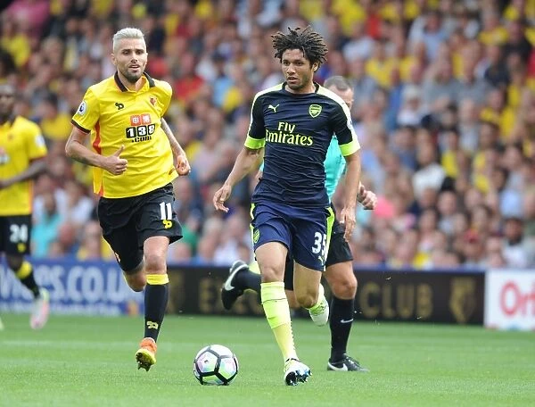 Mohamed Elneny Surges Past Valon Behrami: Watford vs Arsenal, Premier League 2016-17