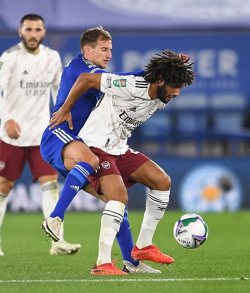 Mohamed Elneny vs Marc Albrighton: A Battle in the Carabao Cup Third Round between Leicester City and Arsenal