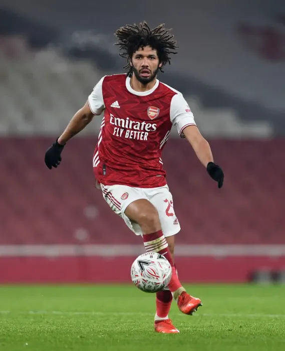 Framed Print : Mohamed Elneny's Determined Performance: Arsenal vs. Newcastle United in FA Cup Clash Framed Print : Mohamed Elneny's Determined Performance: Arsenal vs. Newcastle United in FA Cup Clash