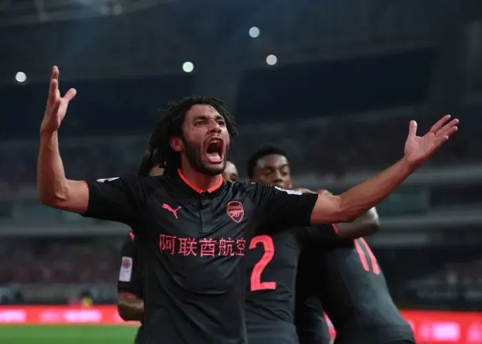 Framed Print : Mohamed Elneny's Stunner: Arsenal Stuns Bayern Munich in Shanghai, 2017 Framed Print : Mohamed Elneny's Stunner: Arsenal Stuns Bayern Munich in Shanghai, 2017