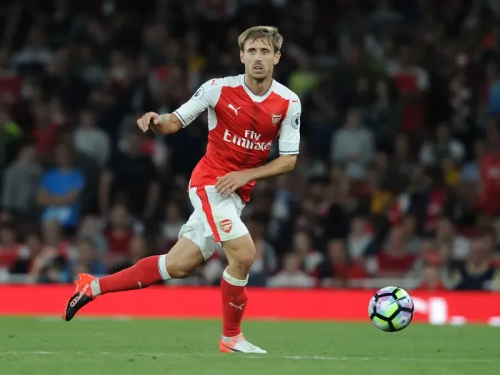 Framed Print : Monreal in Action: Arsenal vs. Chelsea (2016-17) - Emirates Stadium Showdown